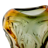 Josiah Vase 27cm - Amber/Black