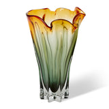 Shaka Vase - Amber-Black