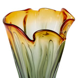 Shaka Vase - Amber-Black