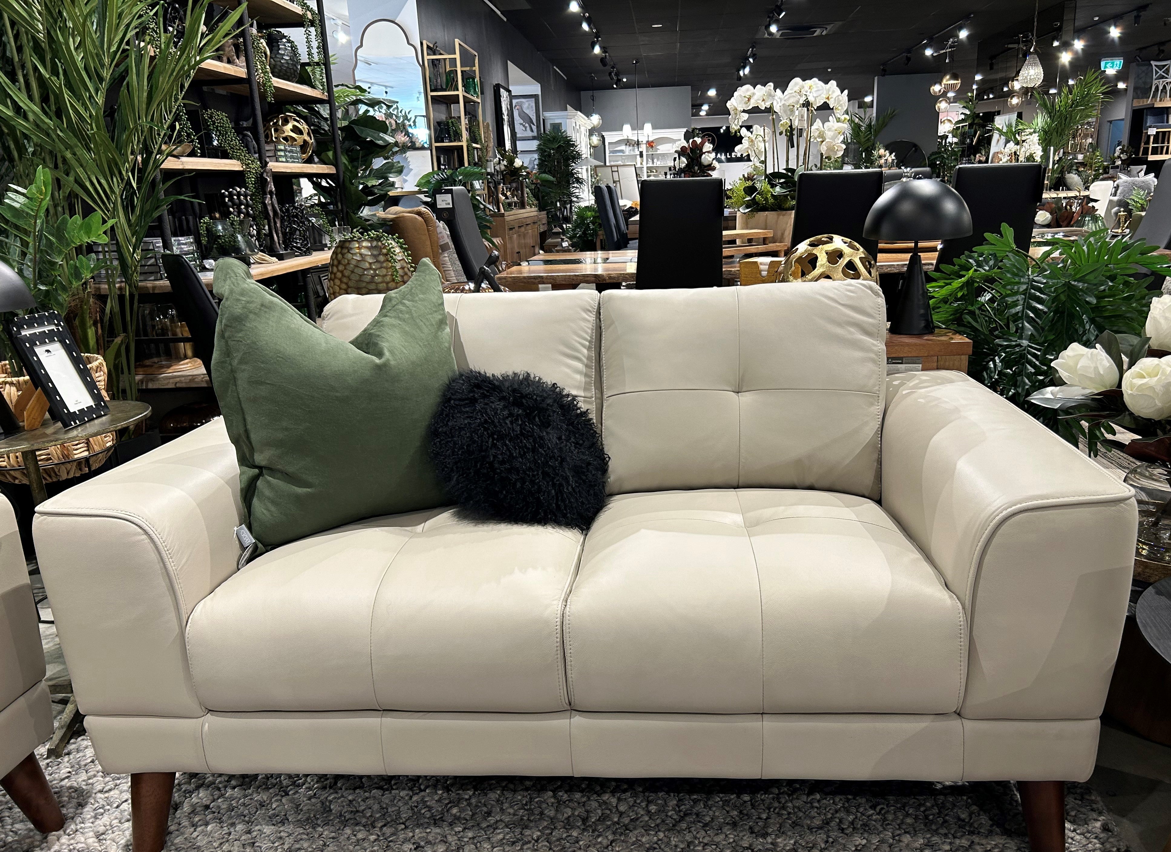 Buy Valeria Leather 2 Seater Sofa in Perth, Osborne Park, & Joondalup