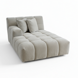 Valletta LHS Chaise - Mystique Grey Gum