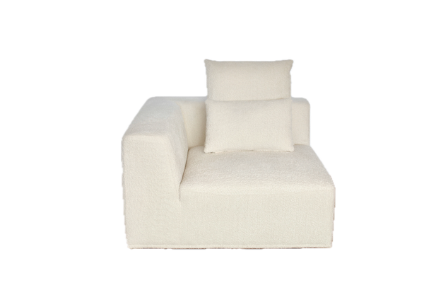 Verona Single Seat Arm/Corner - Cloud Optical