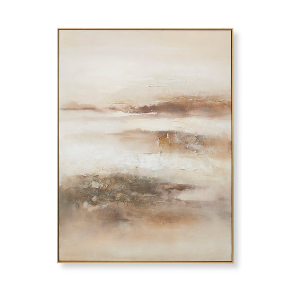 Rocio Hand Painted Wall Art - Brown