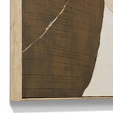 Manabu II Hand Painted Wall Art - Brown