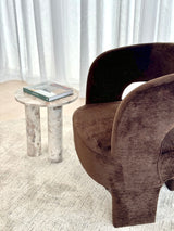 Formes Armchair - Chocolate