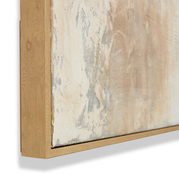 Yessica Hand Painted Wall Art - Beige