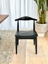 Elm Elbow Chair - Black