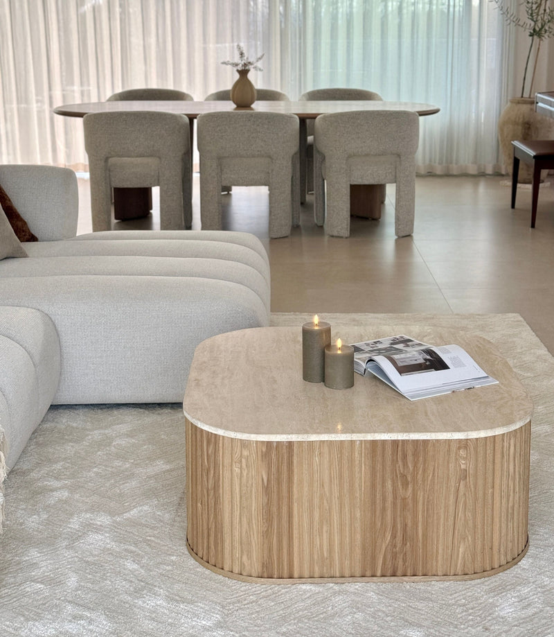 Travertine Coffee Table