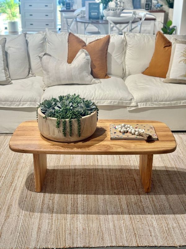 Skylar Organic Oval Coffee Table