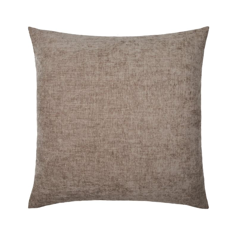 Bellanger Chenille & Feather Cushion - Taupe