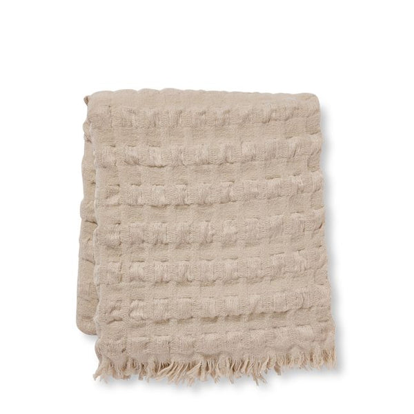 Blake Waffle Throw - Oatmeal