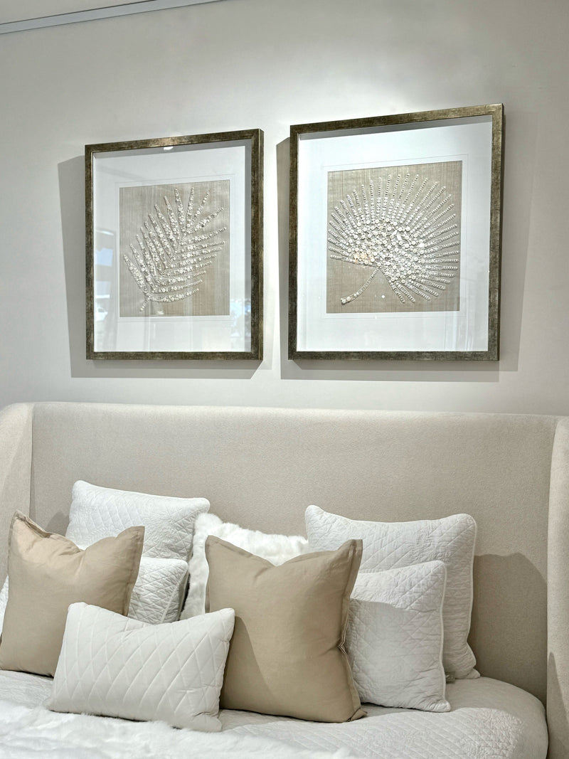 Leaf Motif V Natural - Champagne Gold