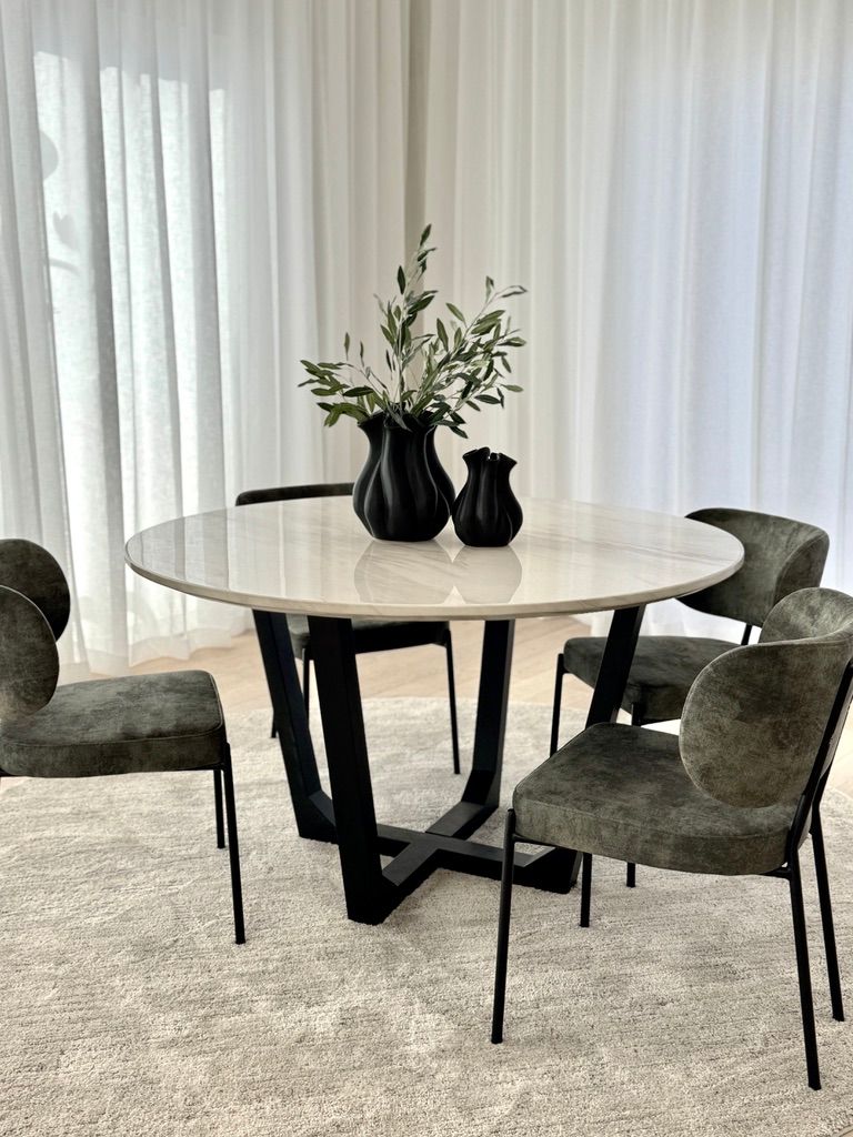 Buy Tundra Modern Round Dining Table in Small in Perth, Osborne Park ...