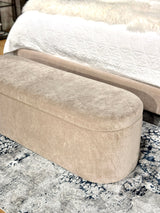 Edie Storage Bench - Champagne