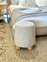 Sophie Small Ottoman - Natural