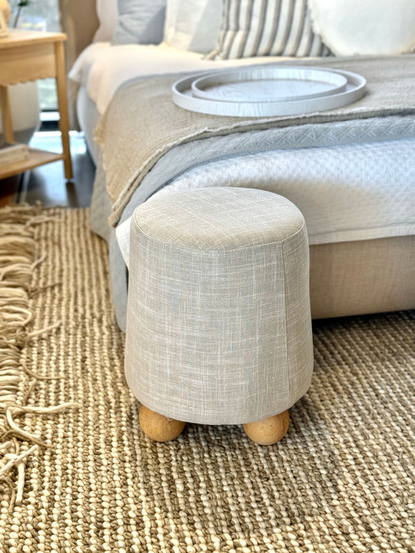 Sophie Small Ottoman - Natural