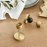 Fountain Brass Candle Holder - Medium