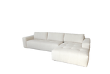 Lyla 3 Seater with Chaise - Cloud Optical