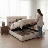 Elodie Bed with Gas Lift Storage Under Mattress