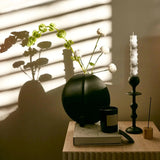 Infinity Candle Holder - Black Medium