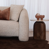 Loma Marble/Timber Side Table
