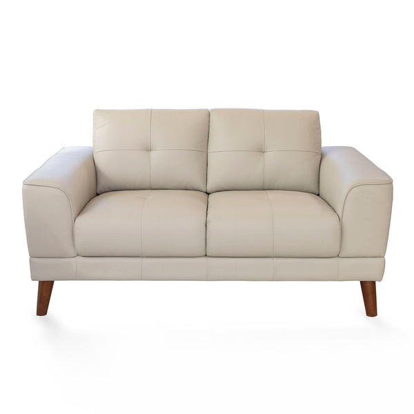 Valeria Leather 2 Seater - Wheat