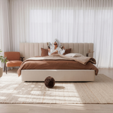 Linea Bed - Ecru