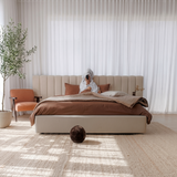 Linea Bed - Ecru