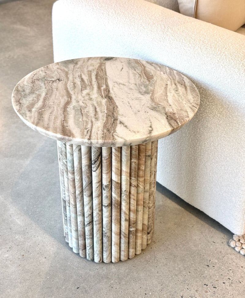 Silvio Marble Side Table