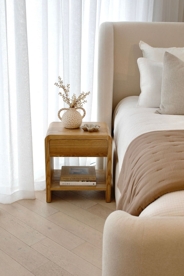 Nolan Bedside Table - Oak