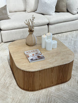 Travertine Coffee Table