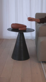 Forge Side Table - Gun Metal Grey