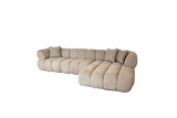Savannah 3 Seater with Chaise - Almond