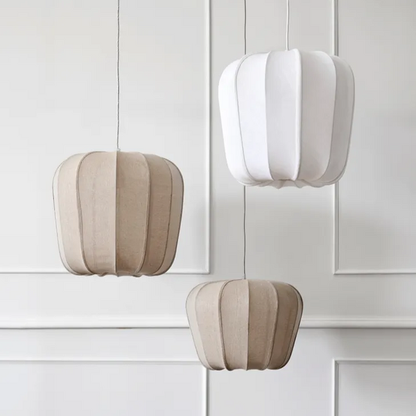 Thea Bell Chandelier - Natural