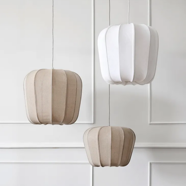 Thea Bell Chandelier - White