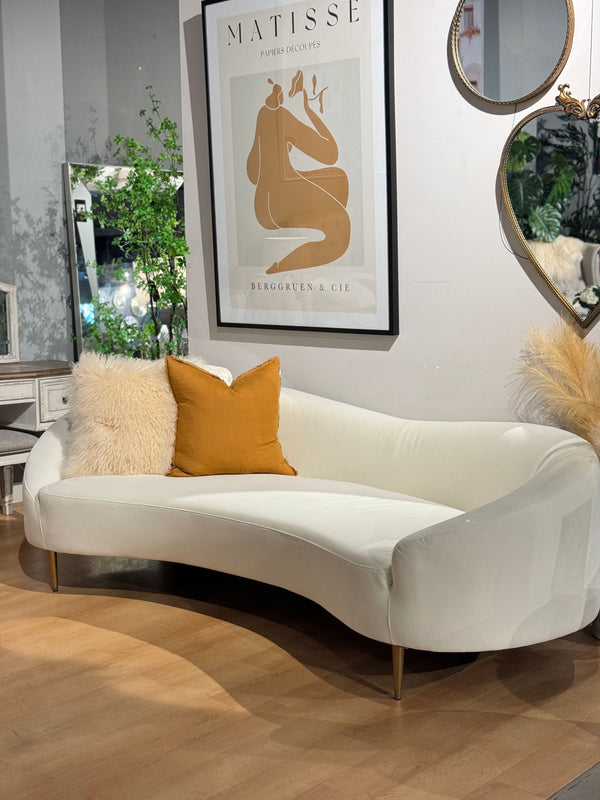 Lucia 3 Seater Sofa - Cream