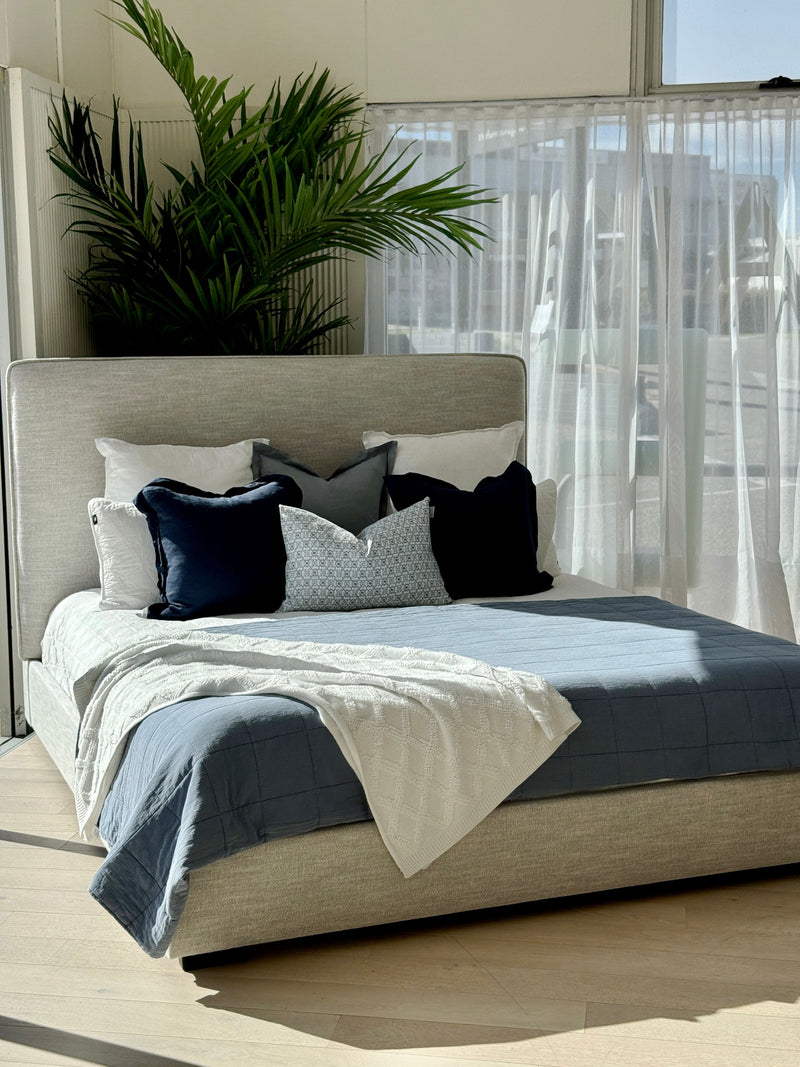 Orlando Bed - Light Grey