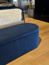 Edie Storage Bench - Blue