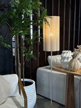 Talstone Linen Floor Lamp.