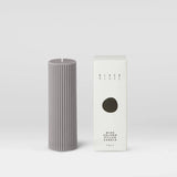 Wide Column Pillar Candle - Grey