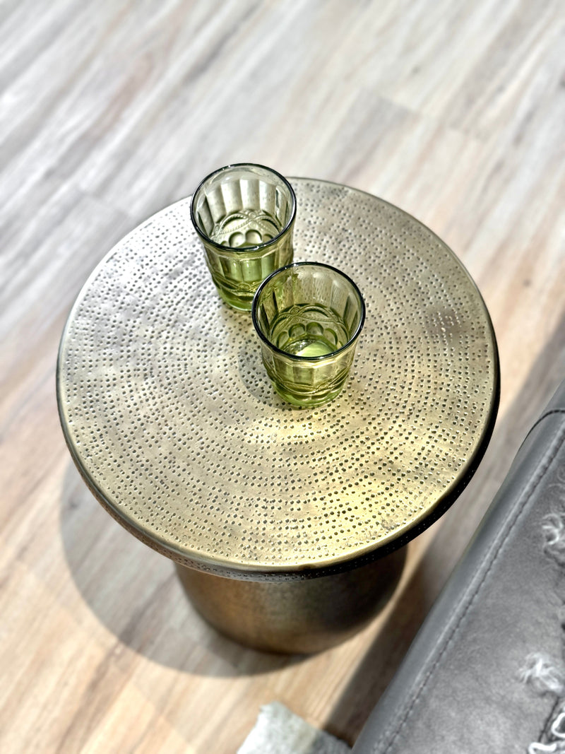 Banbury Hand Beaten Brass Table