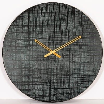 Wall Clock - Black Patina