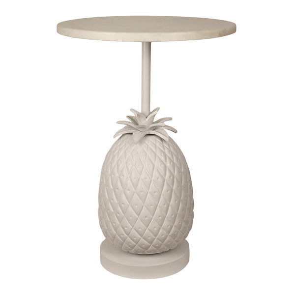 Pineapple Marble Table - White