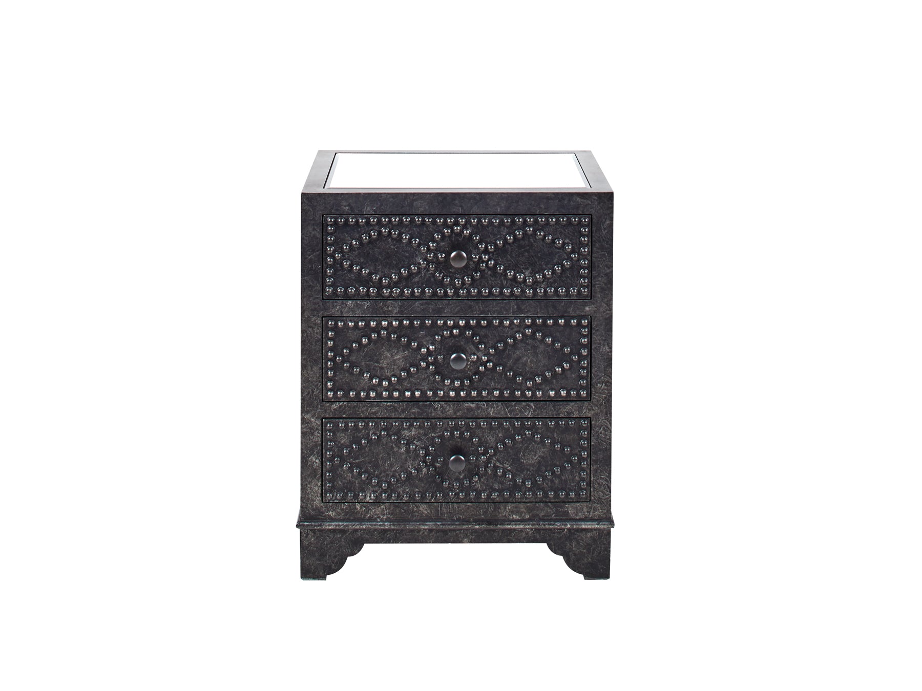 Buy Hermes Mirrored Bedside Table in Perth, Osborne Park, Joondalup WA The Furniture Gallery