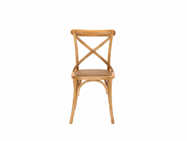 Cross Back Chair (Natural)