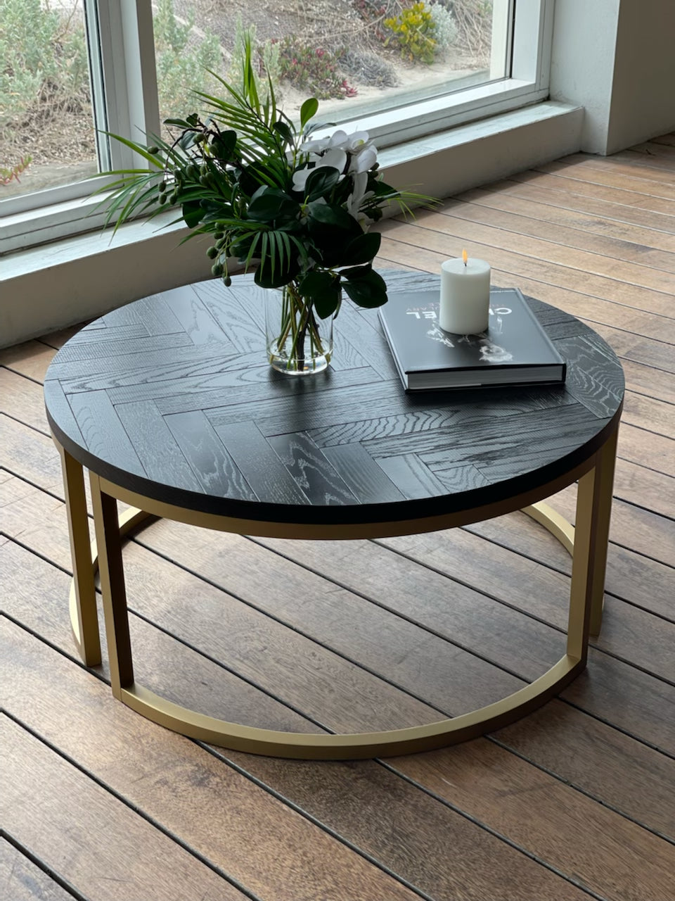 Buy Seville White Oak Round Coffee Table in Perth, Osborne Park