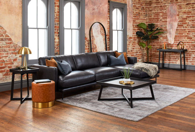 Brooklyn Leather Chaise