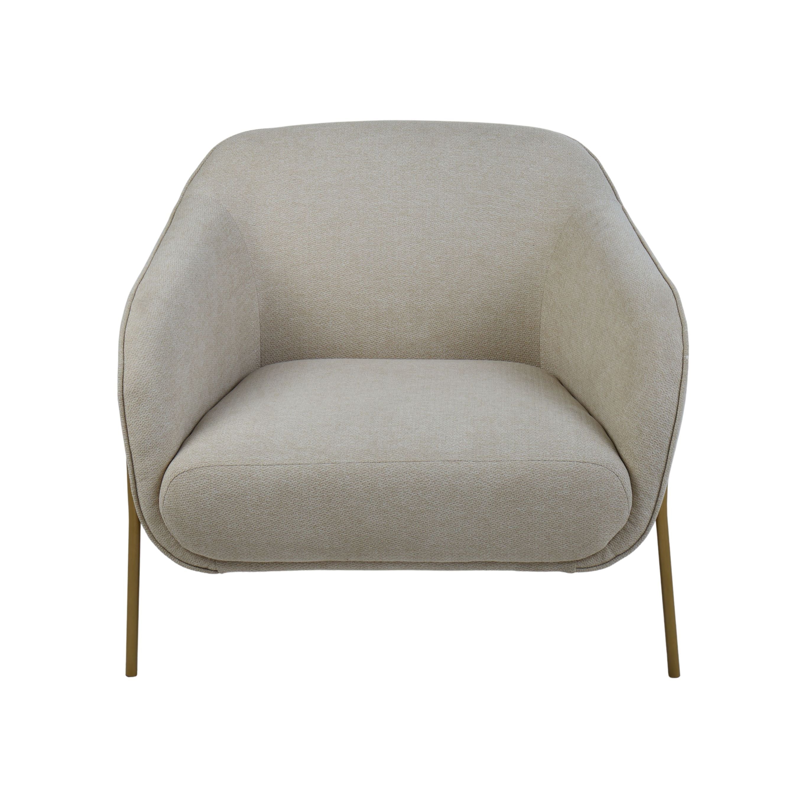 Buy Curved Arm Chair with Brass Leg in Perth, Osborne Park, Joondalup ...