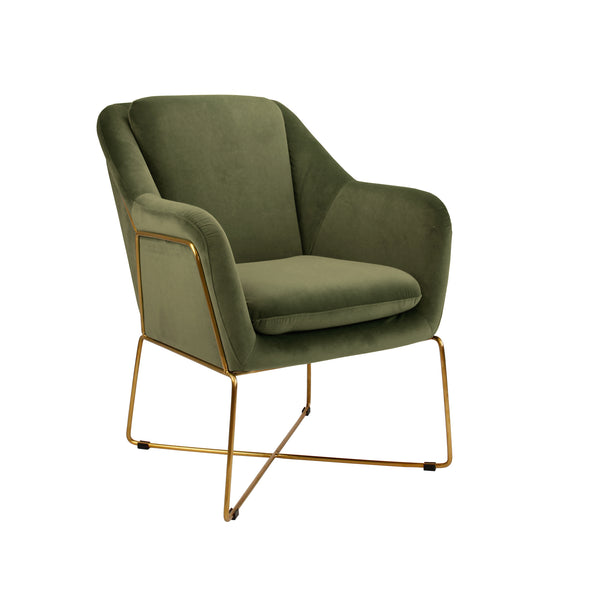 Milan Armchair - Olive