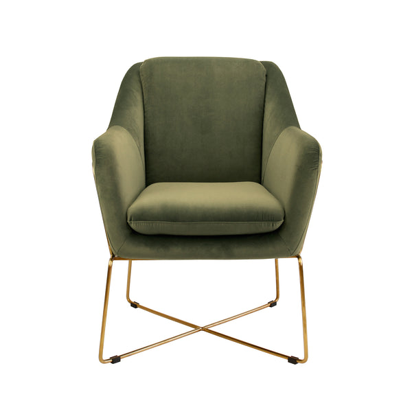 Milan Armchair - Olive